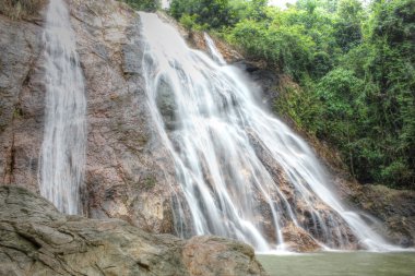 Orman şelale, koh samui, Tayland, Asya