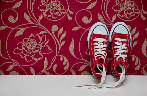 Red gumshoes — Stock Photo, Image