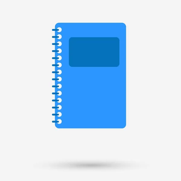 Notebook Icoon Geïsoleerd Object Vectorillustratie — Stockvector