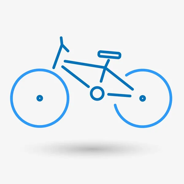 Cykel Ikon Isolerat Objekt Vektor Illustration — Stock vektor