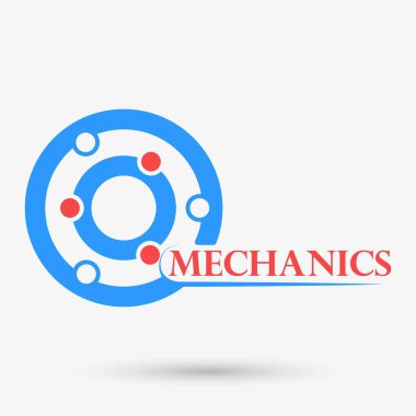 Tamirci logosu izole edilmiş nesne. Vektör illüstrasyonu.