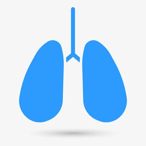 Lungs Icono Objeto Aislado Ilustración Vectorial — Archivo Imágenes Vectoriales