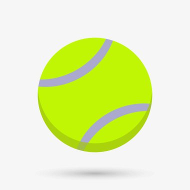 Tenis objesi. Vektör illüstrasyonu.