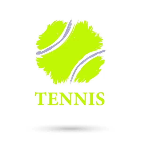 Tennis Isoliertes Objekt Vektorillustration — Stockvektor