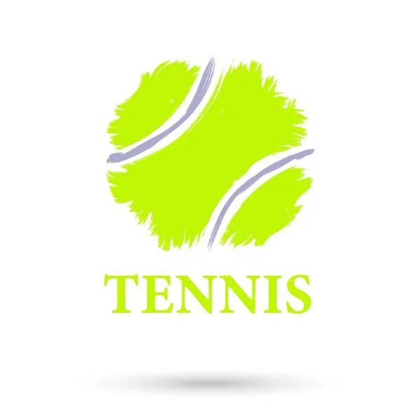 Tennis Isolated Object Vector Illustration — Stock Vector