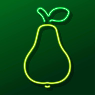Armut neon işareti, modern parlayan pankart tasarımı, renkli modern tasarım trendleri. Vektör illüstrasyonu.