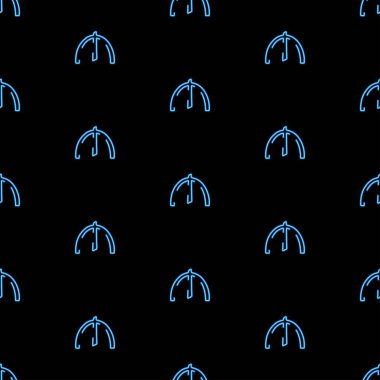 manat symbol seamless pattern, bright vector illustration.