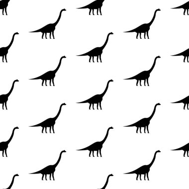 diplodocus pürüzsüz desen beyaz arkaplanda izole edildi.