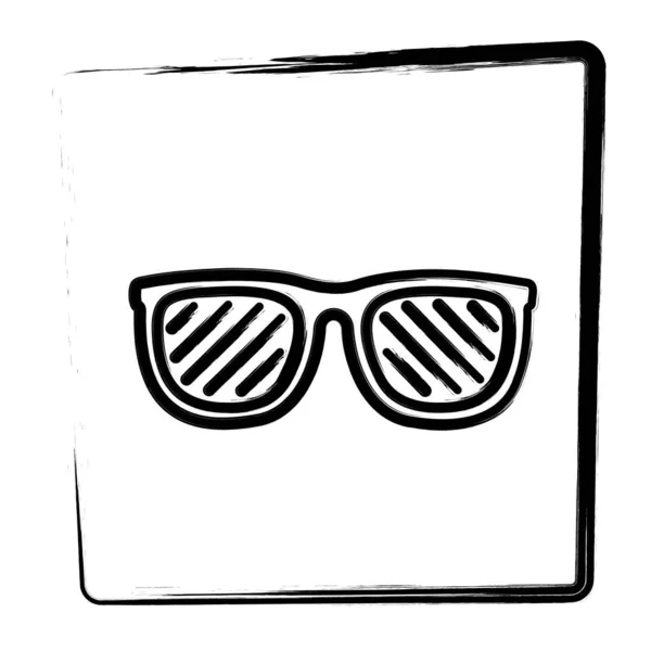 Glasses Strokes Frame Vector Illustration — Stockvector