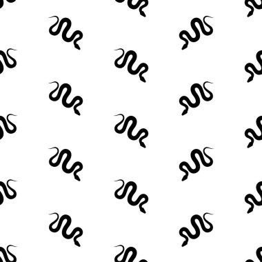 Yılan deseni beyaz arkaplanda izole edildi.