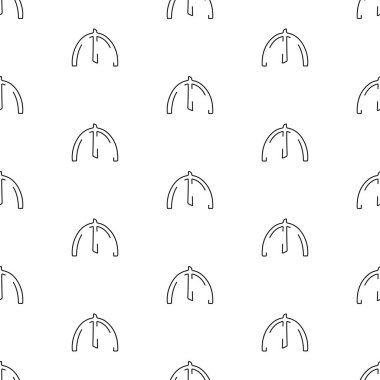 Beyaz arkaplanda azerbaijan manatı pürüzsüz desen.