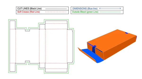 Düzenlenebilir ve yeniden boyutlandırılabilir Corrugated nakliye kutusu ve karton karton kutu, Dieline tamplaka ve 3D görüntüleme