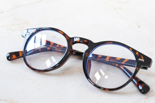 Óculos de tela de bloqueio de luz azul — Fotografia de Stock