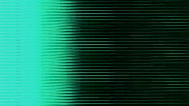 緑VHSノイズグリッチノイズオーバーレイテクスチャパターン。視覚的なビデオ効果スクラッチ背景. — ストック動画