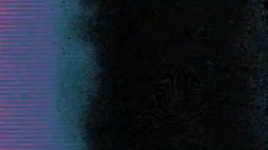 VHS gürültü arızası doku kalıbını örtüyor. Görsel buhar dalgası video efektleri arka planı kazı.