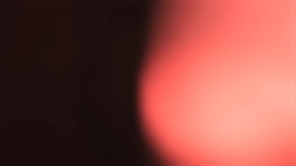 4K барвистий градієнт витоку світла абстрактна лінза спалахує фонову петлю для накладання. Анімація для мінімалістичної творчої розкоші краси блискучого накладання шаблону ефекту . — стокове відео