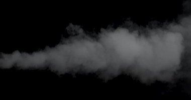 Arka planda baca dumanı. Gerçekçi atmosferik gri sis bulutu. VFX, 4K 'de RED kamerayla çekildi. Yüksek kalite 4k görüntü