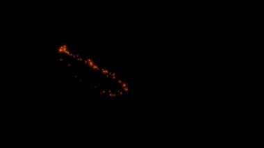 Fantasy Light Flying and Scribbling Firefly hareket yolu 4K animasyonunu takip ediyor. Yüksek kalite 4k görüntü
