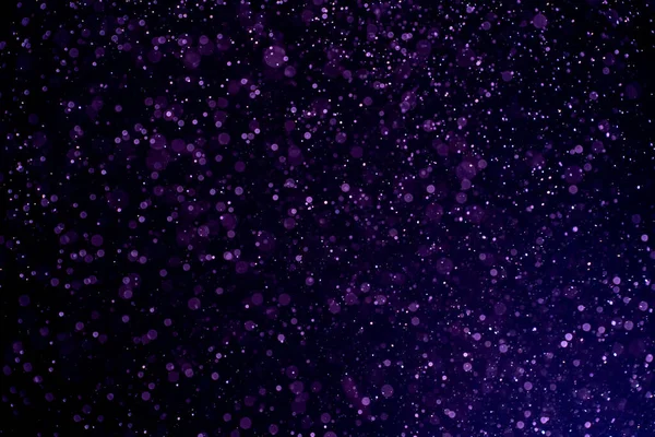 Siyah Arkaplandaki Toz Mavisi Parçacıklar Metin Için Fotokopi Uzayı Ile — Stok fotoğraf