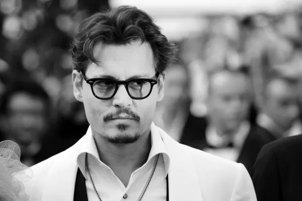 Johnny Depp Ordförande — Stockfoto