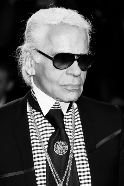 Karl Lagerfeld — Fotografia de Stock