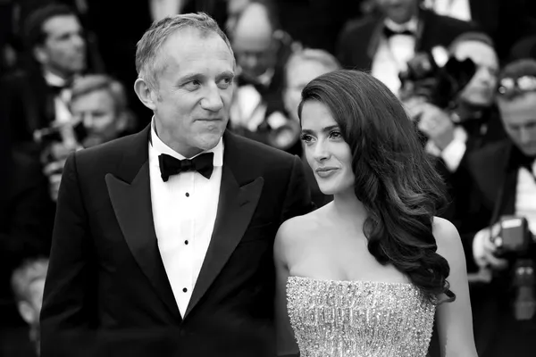 Francois-Henri Pinault, Salma Hayek — Foto de Stock