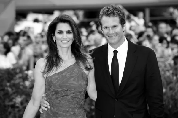 Cindy Crawford, Rande Gerber Fotografias De Stock Royalty-Free