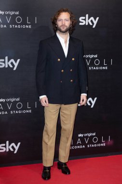 MILAN, ITALY - APRIL 07:  Alessandro Borghi attends the 