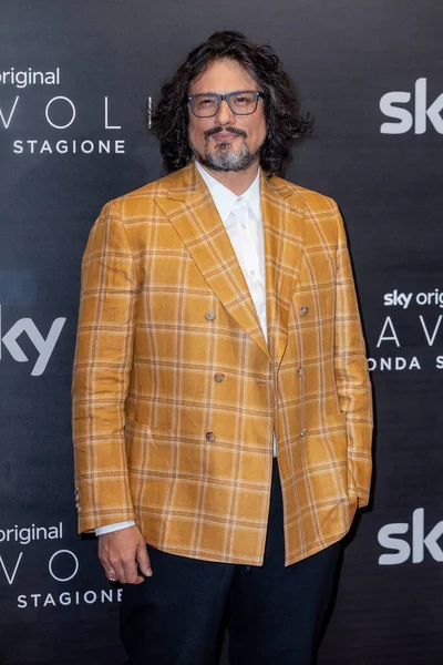 Milão Itália Abril Alessandro Borghese Participa Segunda Temporada Série Diavoli — Fotografia de Stock