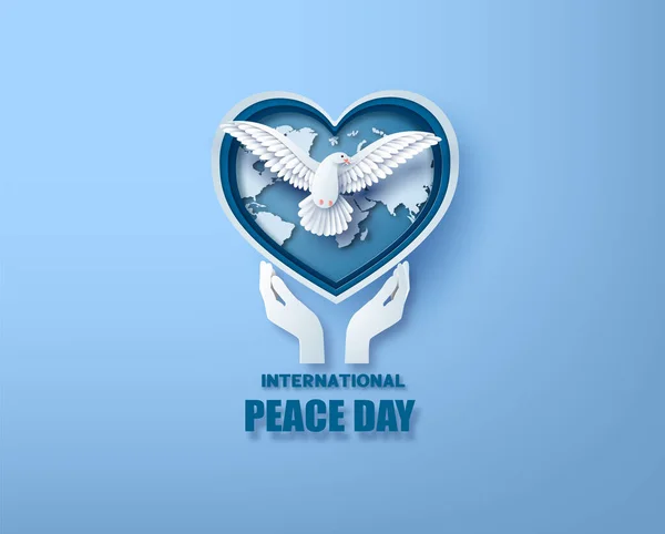 Образец Международного Дня Мира — стоковый вектор