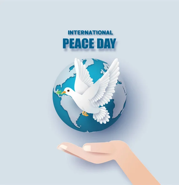 Образец Международного Дня Мира — стоковый вектор