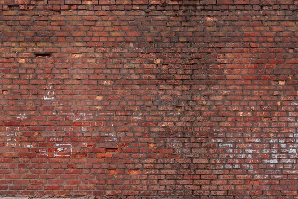 Старий Червоний Цегляний Фон Текстури Стін — стокове фото