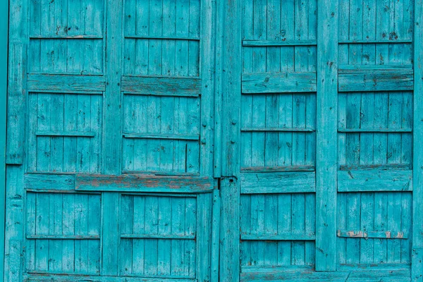 Tekstura Drewna Tło Stare Niebieskie Malowane Drewniane Drzwi — Zdjęcie stockowe