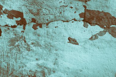 Eski Cyan duvar dokusu, grunge soyut arkaplan 
