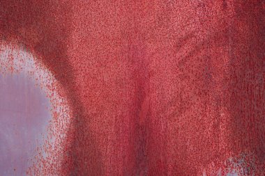 Eski paslı metal dokusu, arka plan için yakın plan. 