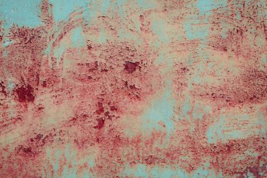 Çizik ve çatlaklarla metal doku