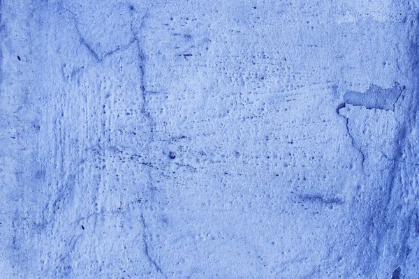 古老的蓝色墙体纹理 粗糙的抽象背景 — 图库照片