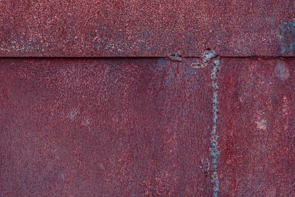 Eski paslı metal dokusu, arka plan için yakın plan. 