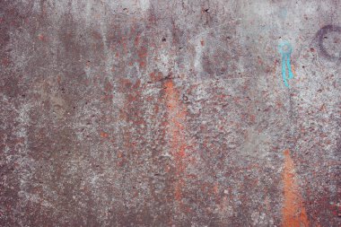 Çizik ve çatlaklarla metal doku