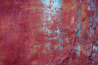 Çizik ve çatlaklarla metal doku