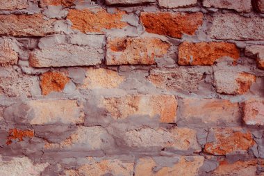 Eski tuğla duvarın dokusu 