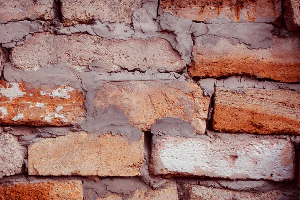 Struttura Del Vecchio Muro Mattoni — Foto Stock