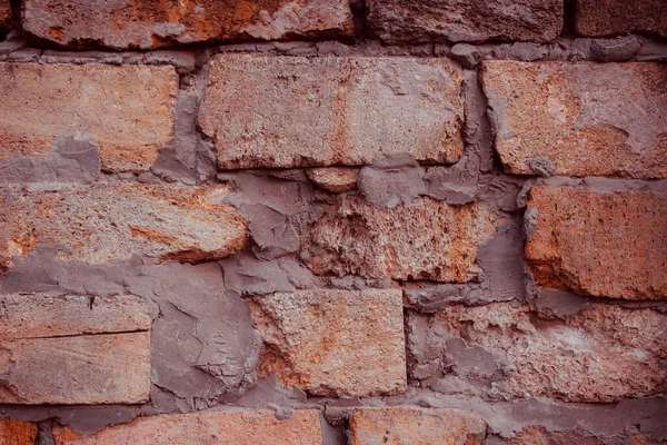 Struttura Del Vecchio Muro Mattoni — Foto Stock