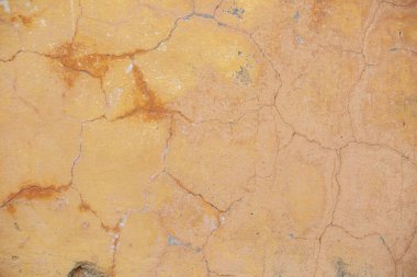 Çatlak beton dokusu. Duvar parçası. çatlakların arkaplanı.