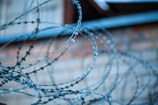 Barbed Wire Chain Chains — Stock Photo, Image