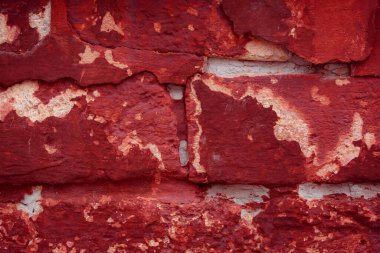 eski kırmızı tuğla duvar dokusu arkaplanı