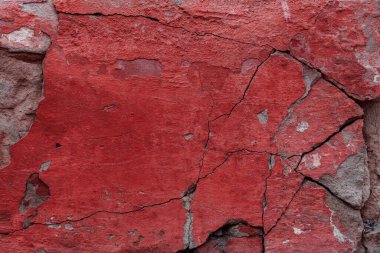 Eski kırmızı tuğla duvarın dokusu