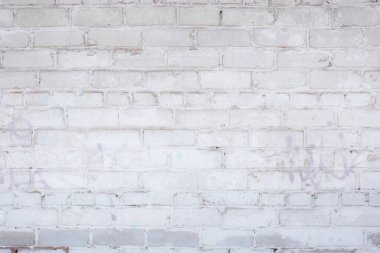 Beyaz tuğla duvar dokusu arkaplanı