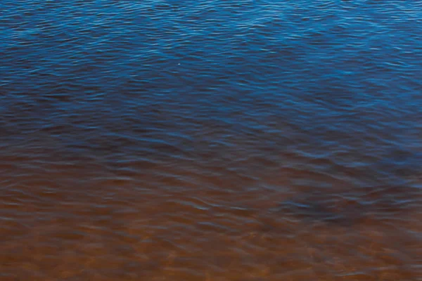 Surface Eau Avec Réflexion Des Vagues Mer — Photo