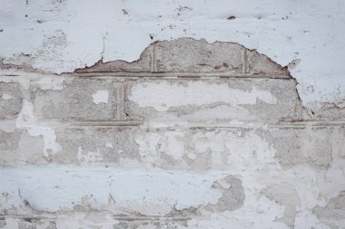 Eski beyaz tuğla duvar dokusu arkaplanı